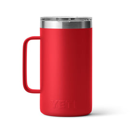 YETI Rambler 24 oz mug No Sweat design keeps hands dry during use.