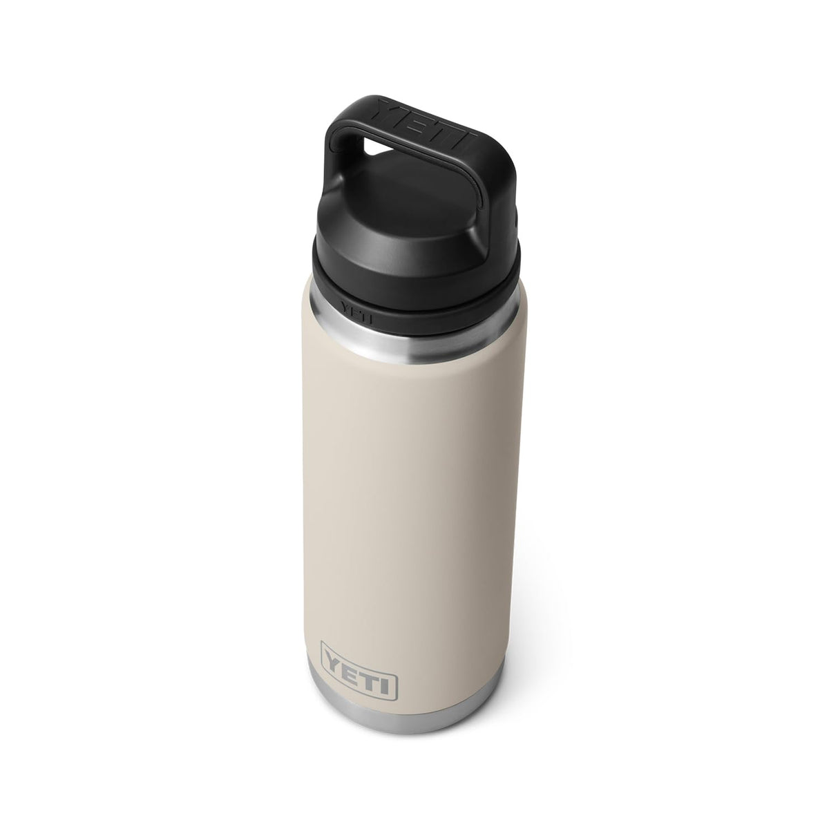Dishwasher-safe YETI Rambler 26 oz bottle for easy cleanup.