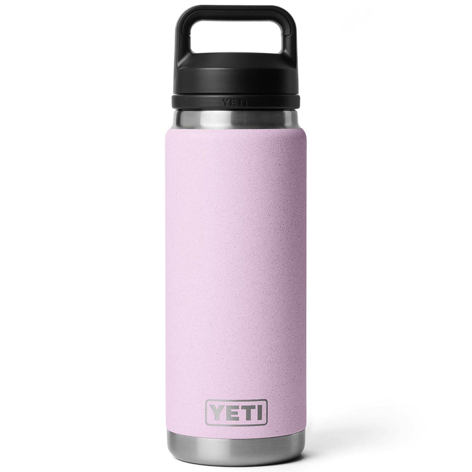 YETI Rambler 26 oz bottle with Chug Cap for quick, spill-free sips on the go.