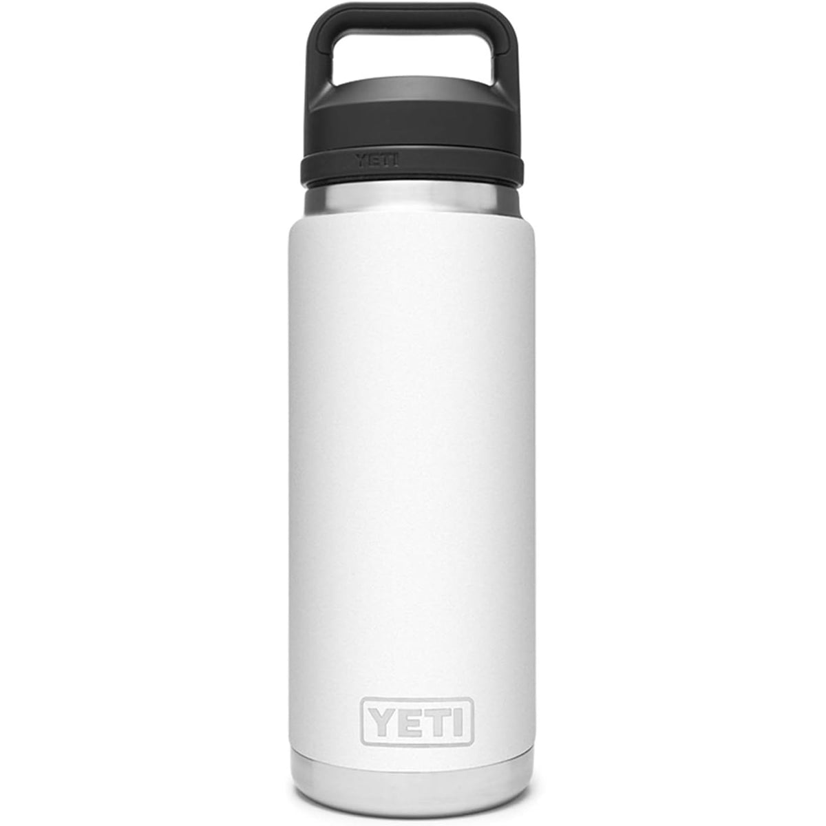 YETI Rambler 26 oz bottle with Chug Cap for fast sips on the go.
