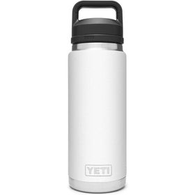 YETI Rambler 26 oz bottle with Chug Cap for fast sips on the go.