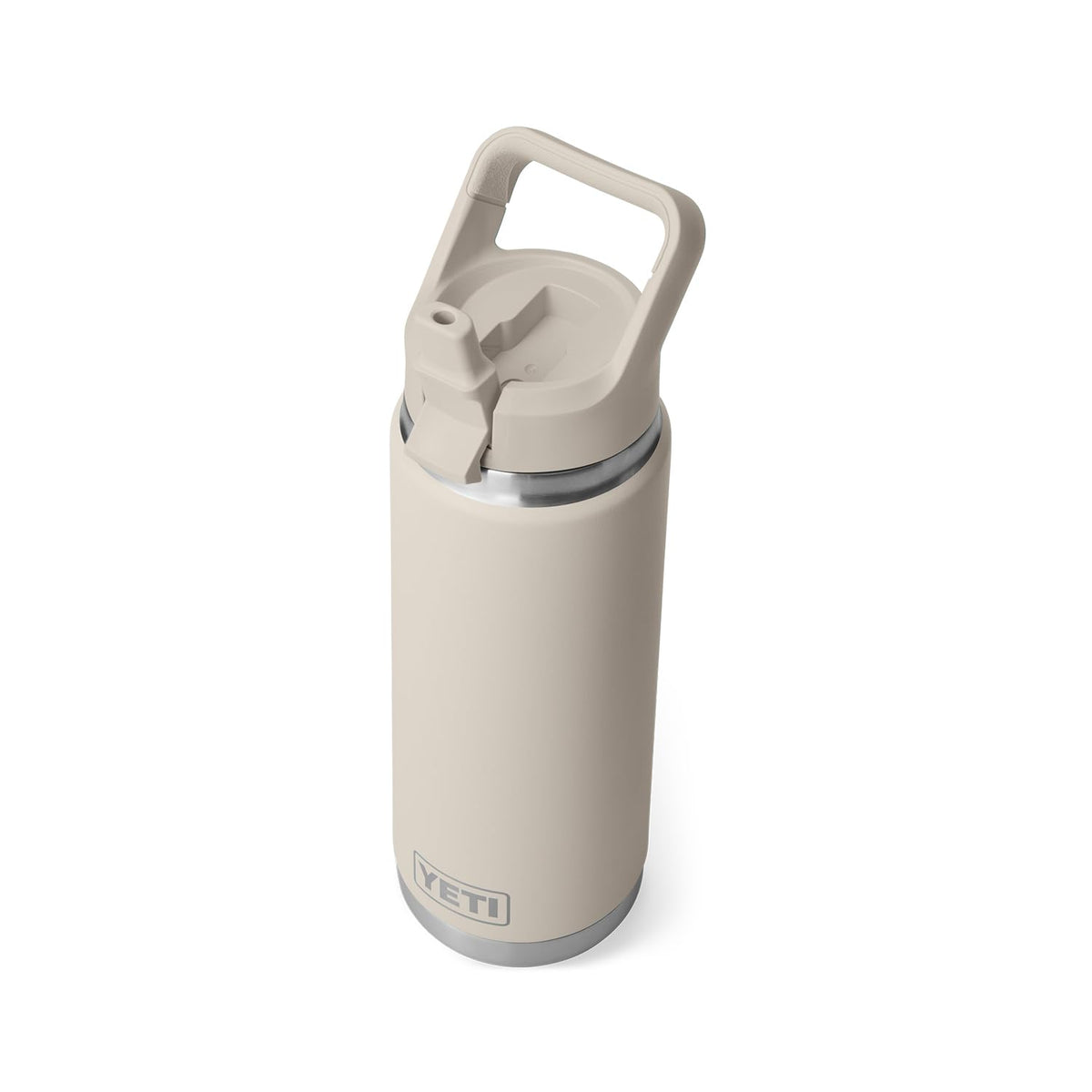 YETI Rambler 26 oz bottle front view with Cape Taupe color for daily hydration