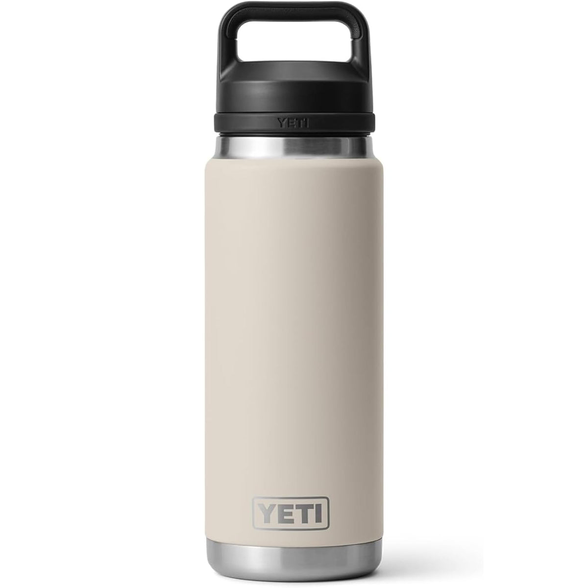 YETI Rambler 26 oz bottle with leakproof Chug Cap for fast, spill-free sipping.
