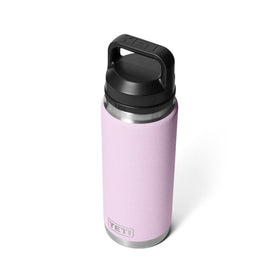 YETI Rambler 26 oz textured finish provides a secure grip.