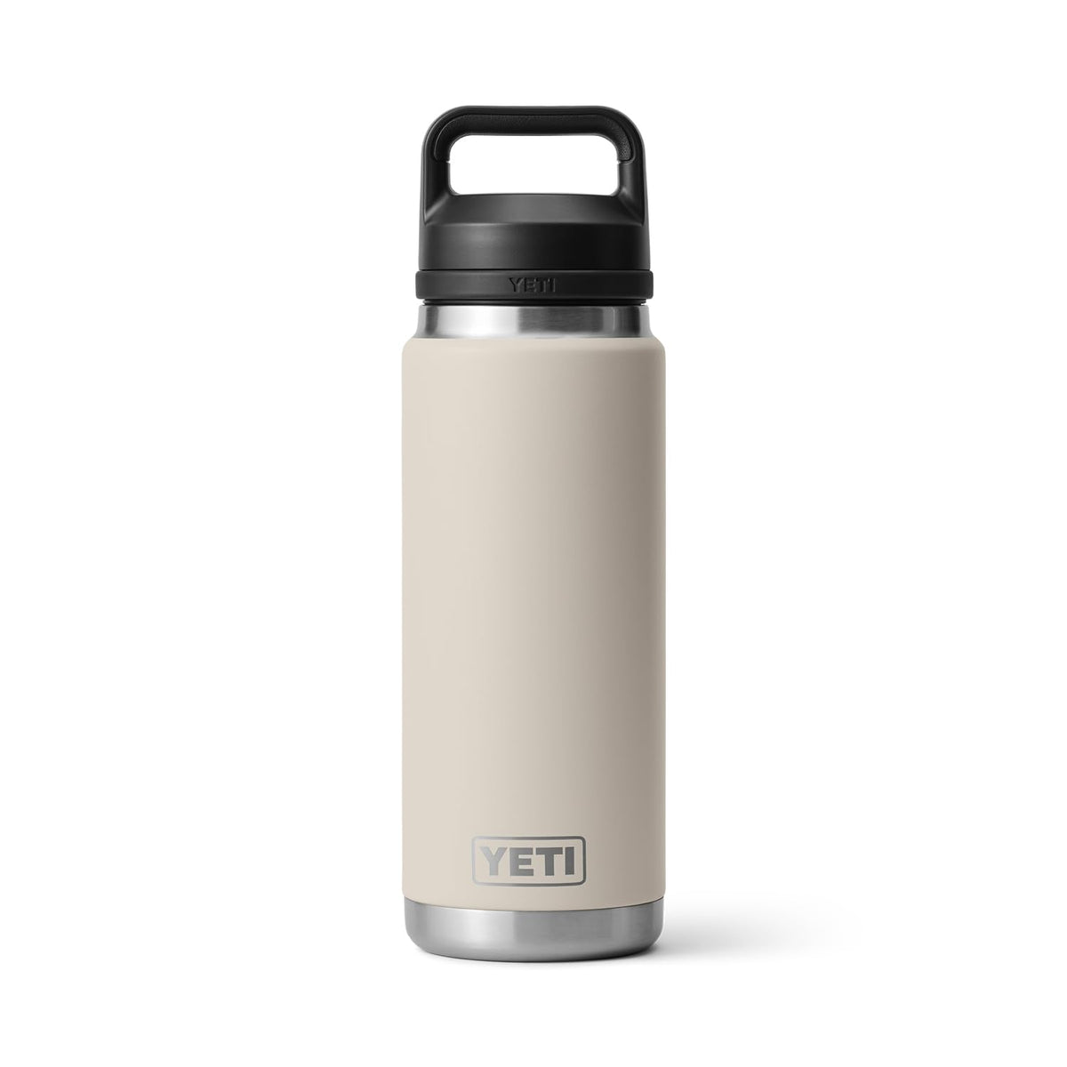 YETI Rambler 26 oz bottle showing vacuum insulation for temperature retention.