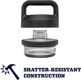 YETI Rambler 26 oz TripleHaul Handle offers easy carrying and one-handed access.