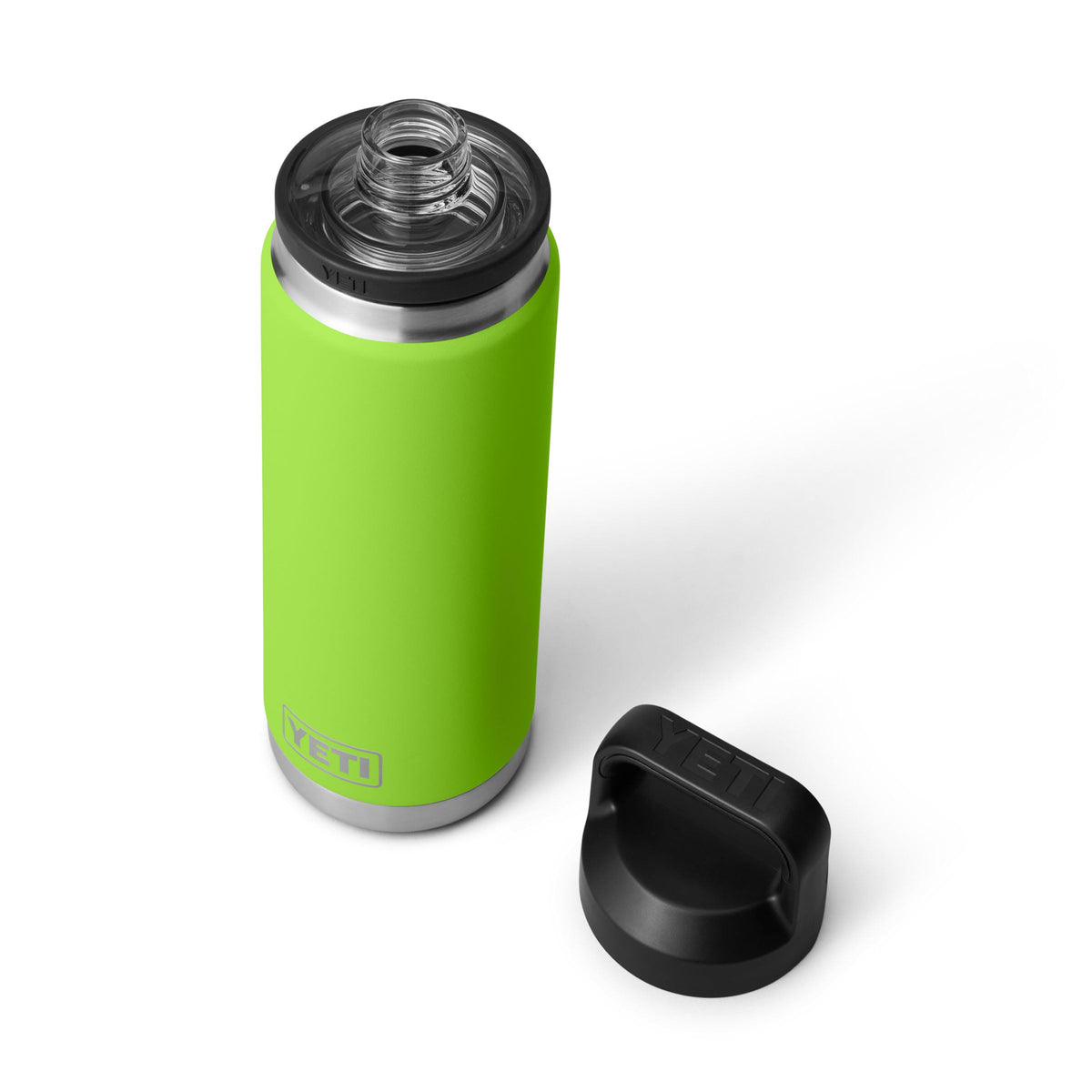 Double-wall vacuum insulation keeps drinks cold or hot longer.