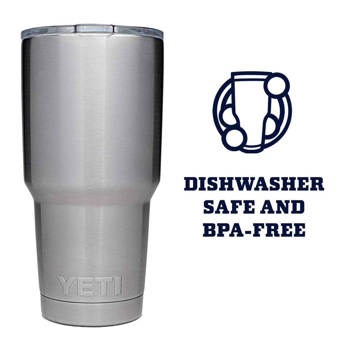 YETI Rambler 30 oz fits standard cup holders for easy transport
