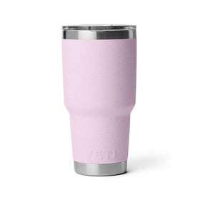 Iced coffee stays cold in the YETI Rambler 30 oz during commutes