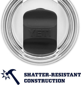 YETI Rambler 30 oz navy finish shown with outdoor gear.