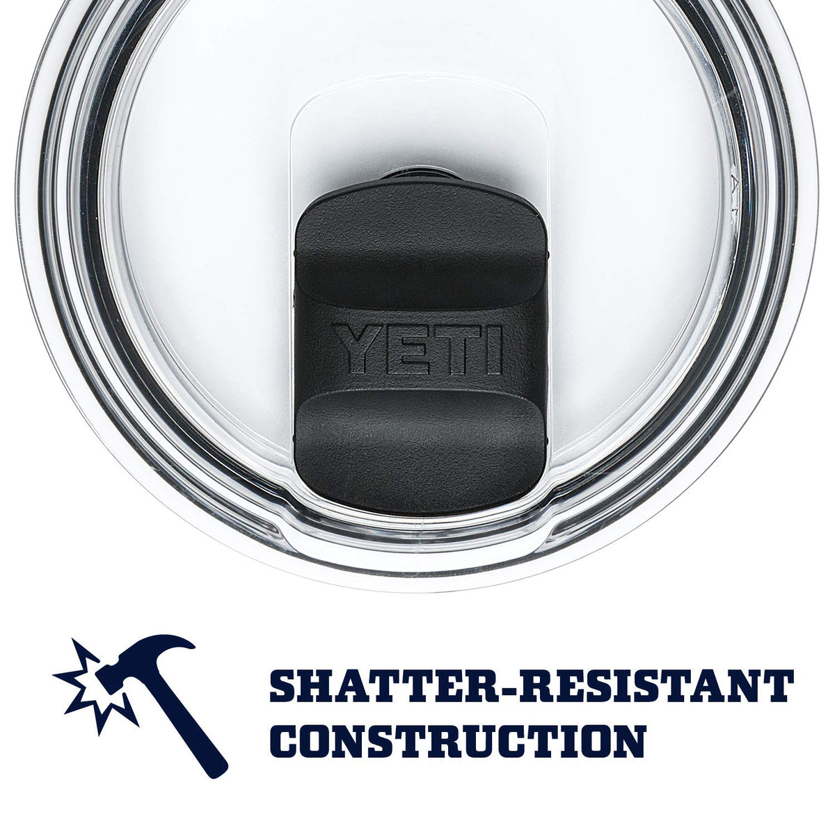 YETI Rambler 30 oz no-sweat exterior keeps hands dry