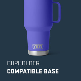 YETI Rambler 360-degree welded handle provides a comfortable grip.