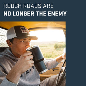 YETI Rambler lid compatibility shows four placement options for both hands