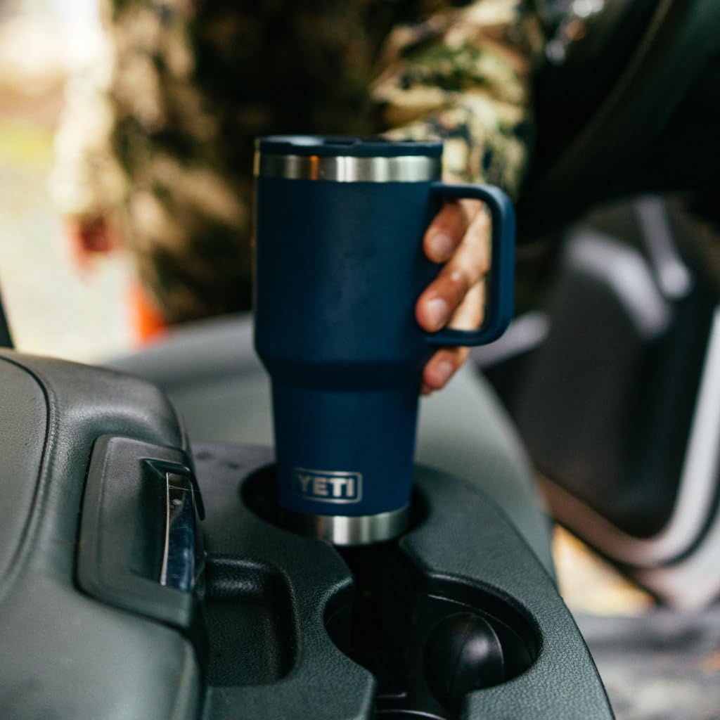 YETI Rambler 30 oz fits most car cup holders for quick access.