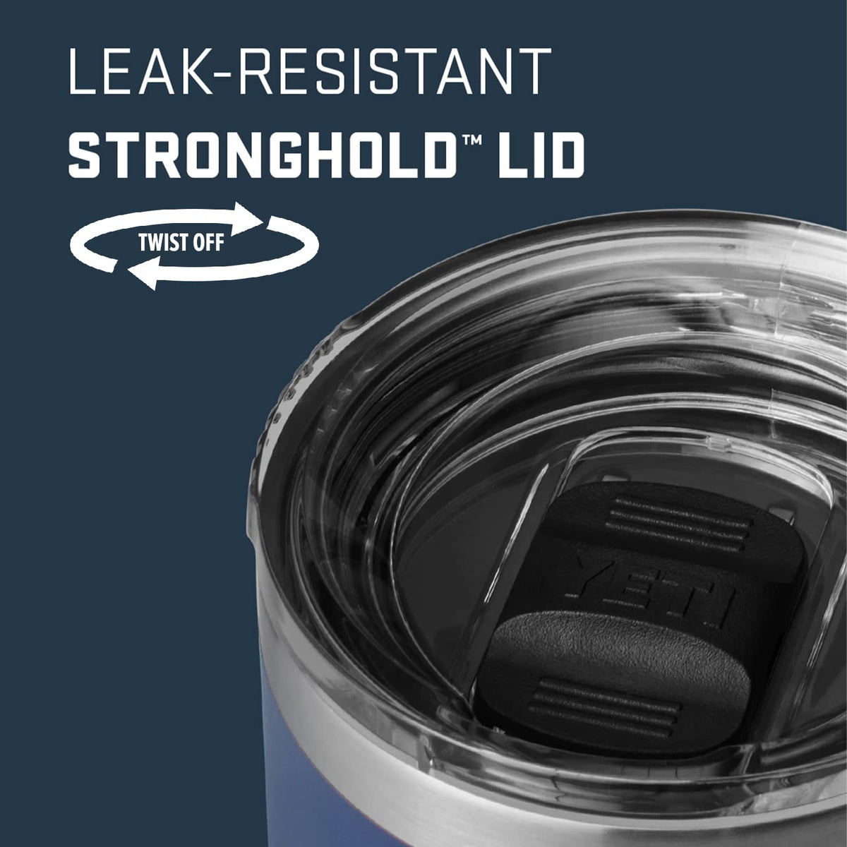 YETI Rambler 30oz Travel Mug handle 360-degree welded for a secure grip.