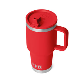 YETI Rambler 30 oz travel mug Rescue Red color adds bold style