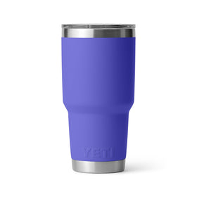 YETI Rambler on a desk with coffee demonstrates all-day temperature stability