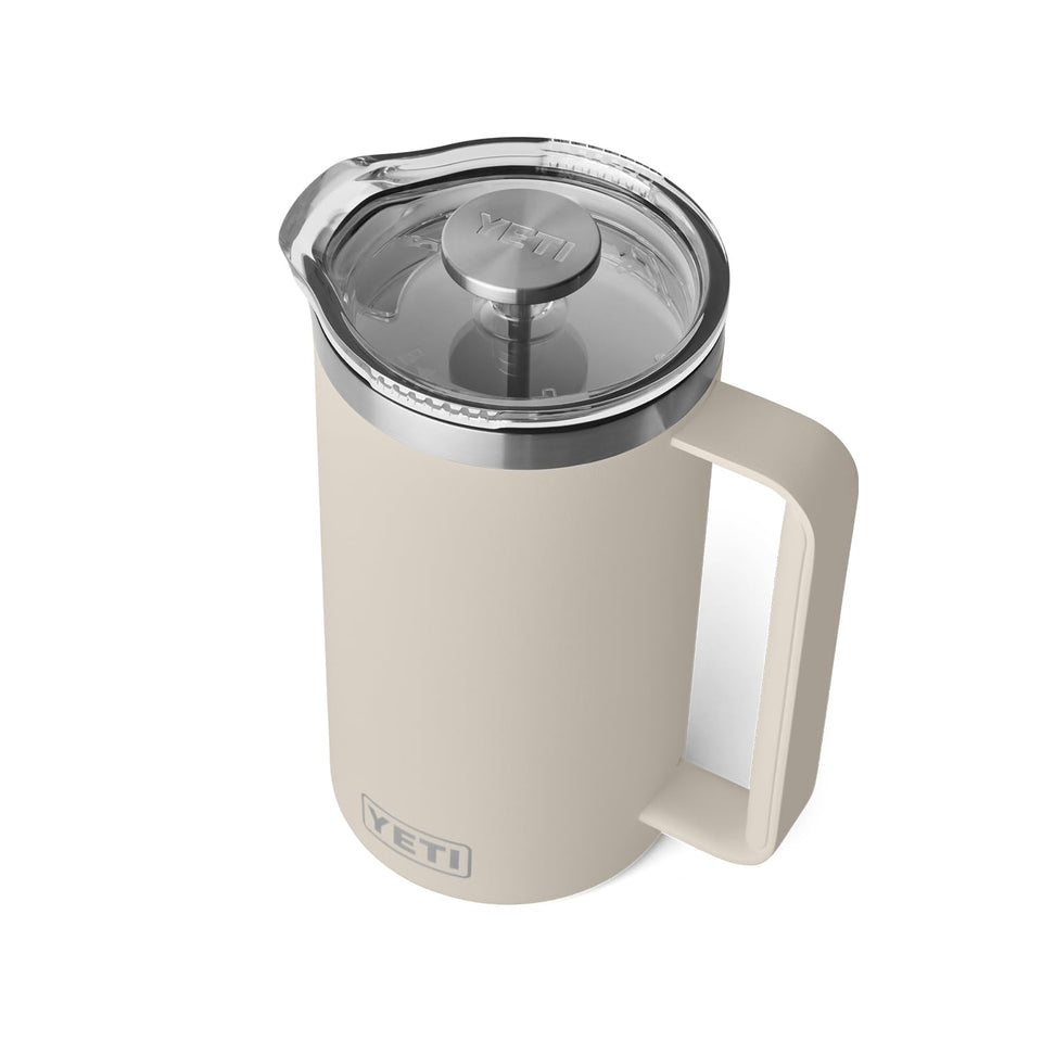 YETI Rambler 34 oz French Press Cape Taupe for balanced brew.