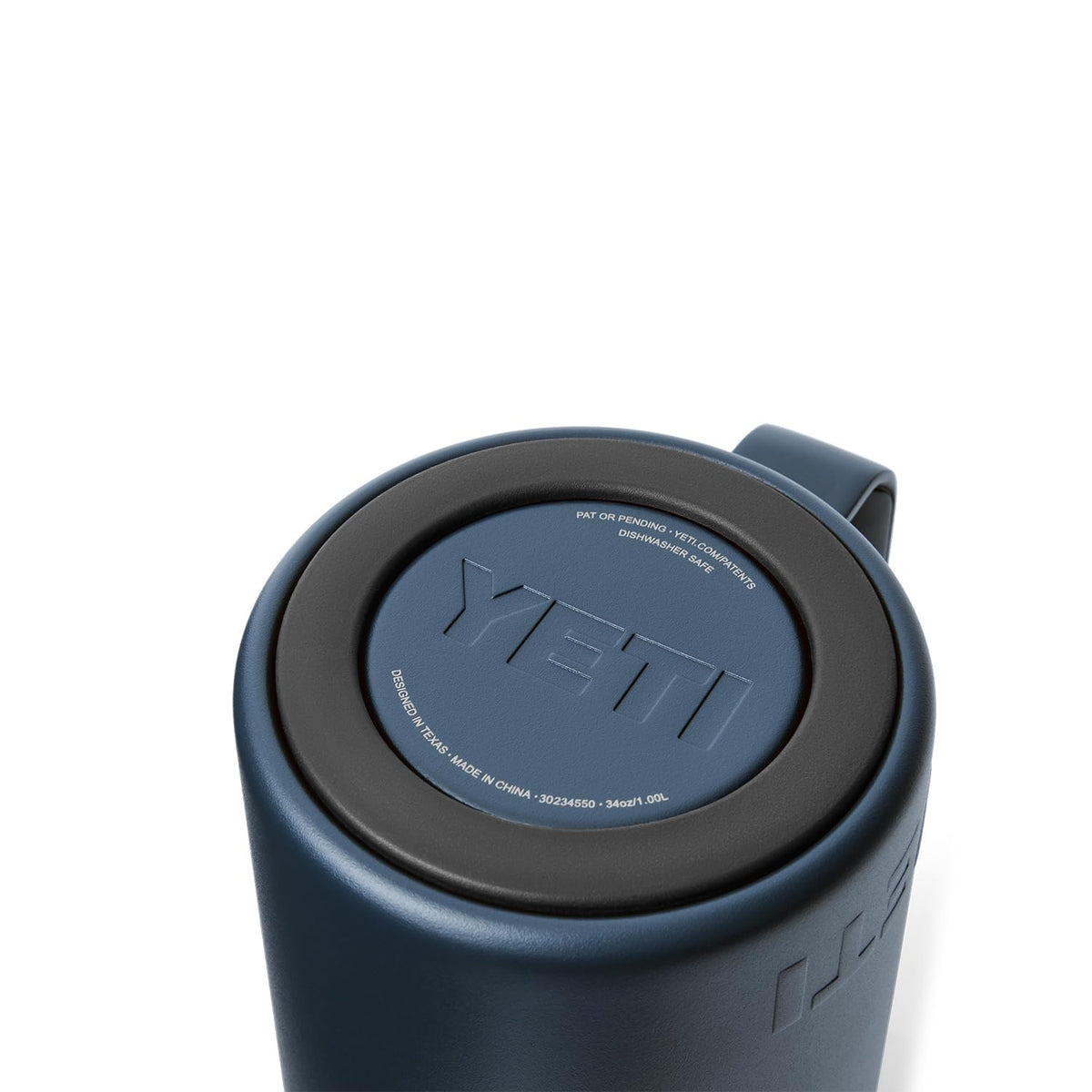 YETI Rambler 34 oz French Press Navy MagSlider lid option shown