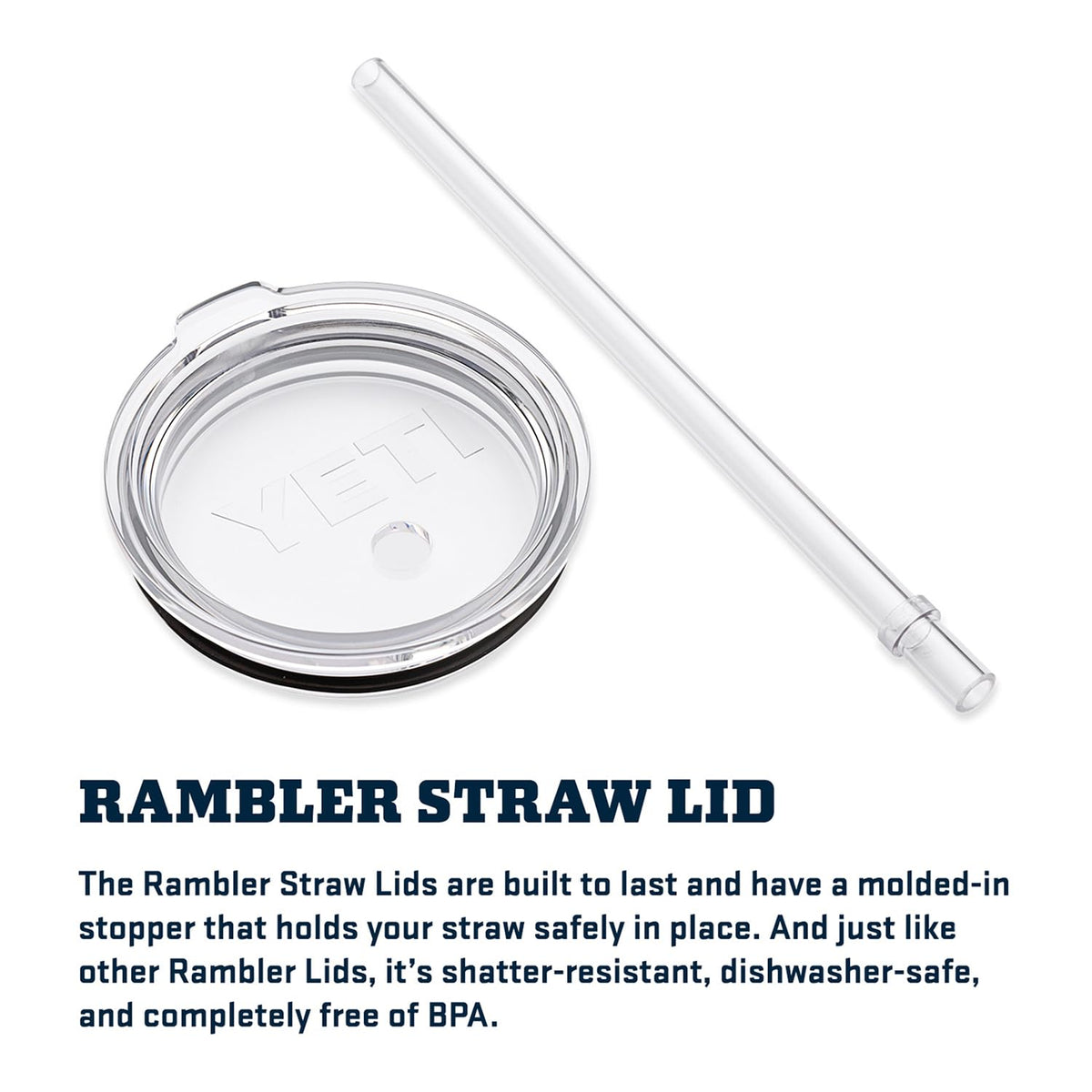 YETI Rambler 35 oz stainless steel build resists dents and drops