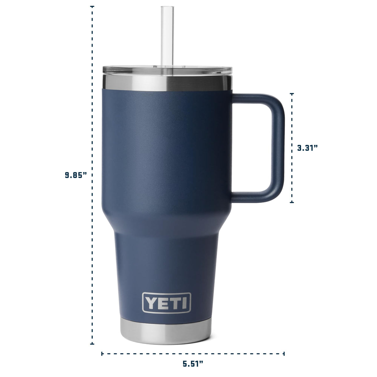 YETI Rambler 35 oz Straw Mug 2.0 cupholder compatibility in a car setup