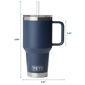 Double-wall insulation keeps drinks cool in YETI Rambler 35 oz Straw Mug 2.0