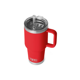 YETI Rambler 35 oz Straw Mug 2.0 reusable straw highlighting sustainable sipping