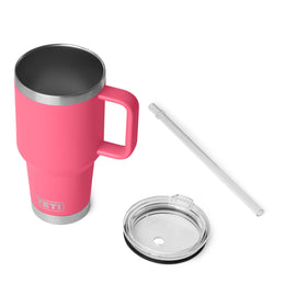Solid welded handle on YETI Rambler 35 oz Straw Mug 2.0 for a secure grip