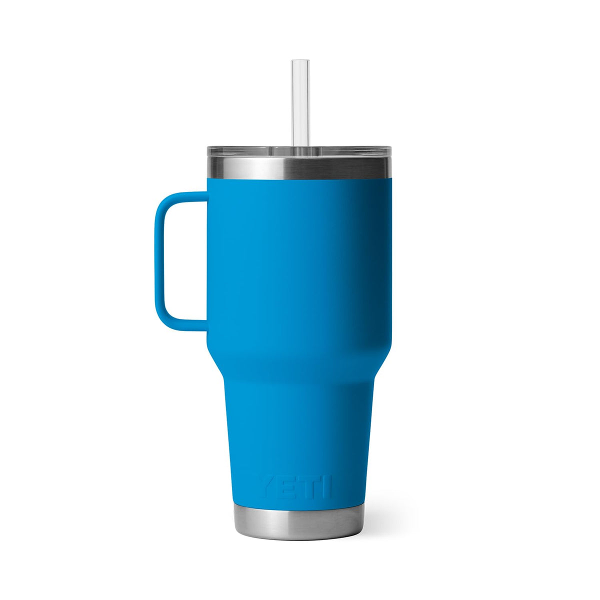 Rambler handle design offers comfortable, ergonomic grip