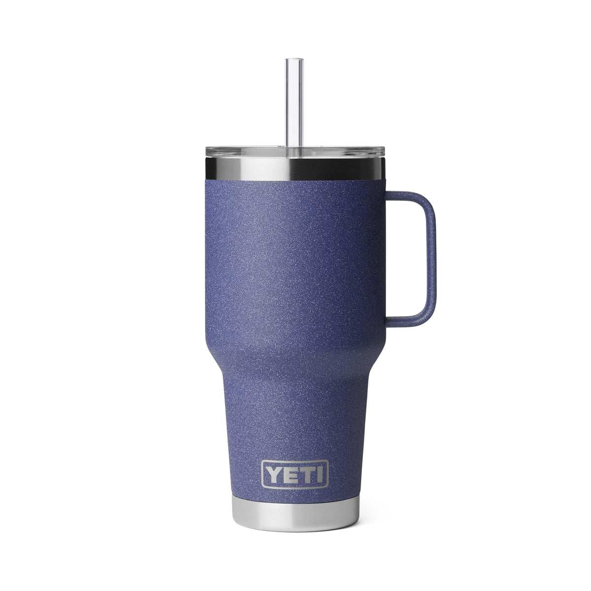 YETI Rambler 35 oz with handle and straw lid in Moon Dust for on-the-go hydration
