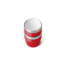 YETI Rambler 4 oz Stackable Cup Rescue Red two-pack convenience