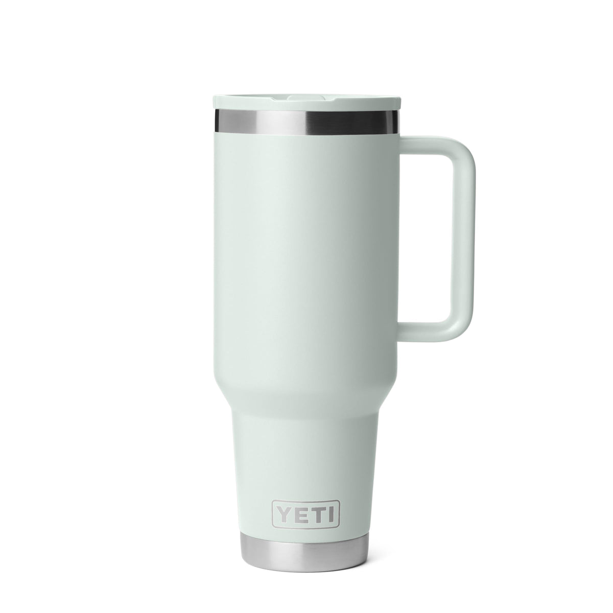 YETI Rambler 40oz with flip straw lid keeps drinks cold on the go.