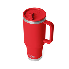 YETI Rambler 40 oz in-use on trail keeps drinks cold and accessible