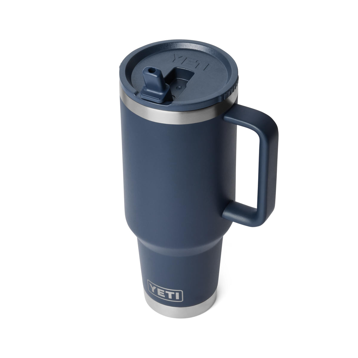 YETI Rambler 40 oz stainless steel body in navy maintains a sleek look