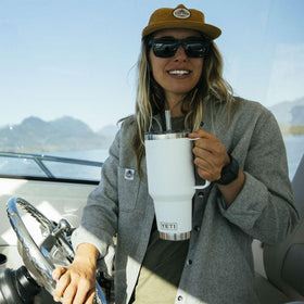 YETI Rambler 42oz BPA-free construction supports safe daily hydration.