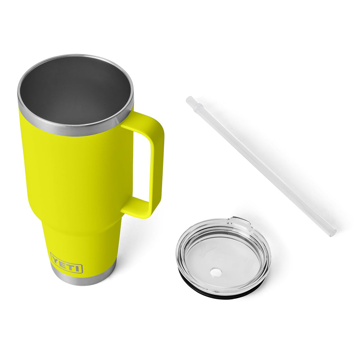 Dishwasher-safe YETI Rambler 42 oz for quick cleanup after workouts.
