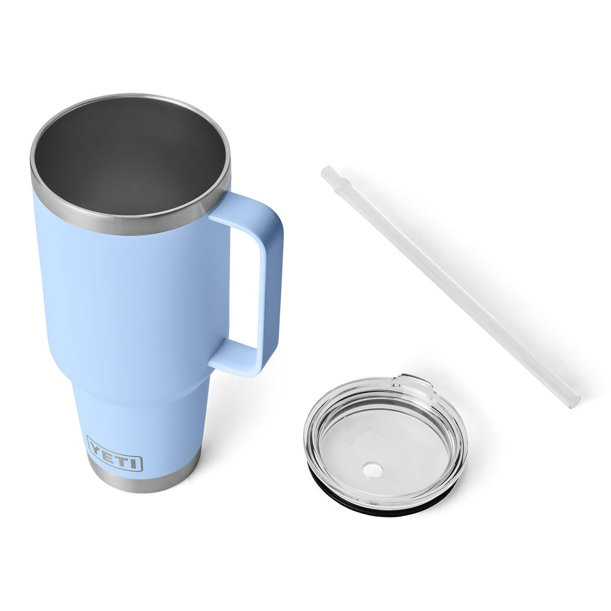 YETI Rambler straw lid closeup with secure stopper