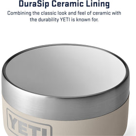 YETI Rambler 4oz cup with espresso-fit opening for barista-friendly use.