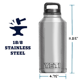 YETI Rambler 64 oz bottle features Duracoat finish for lasting color
