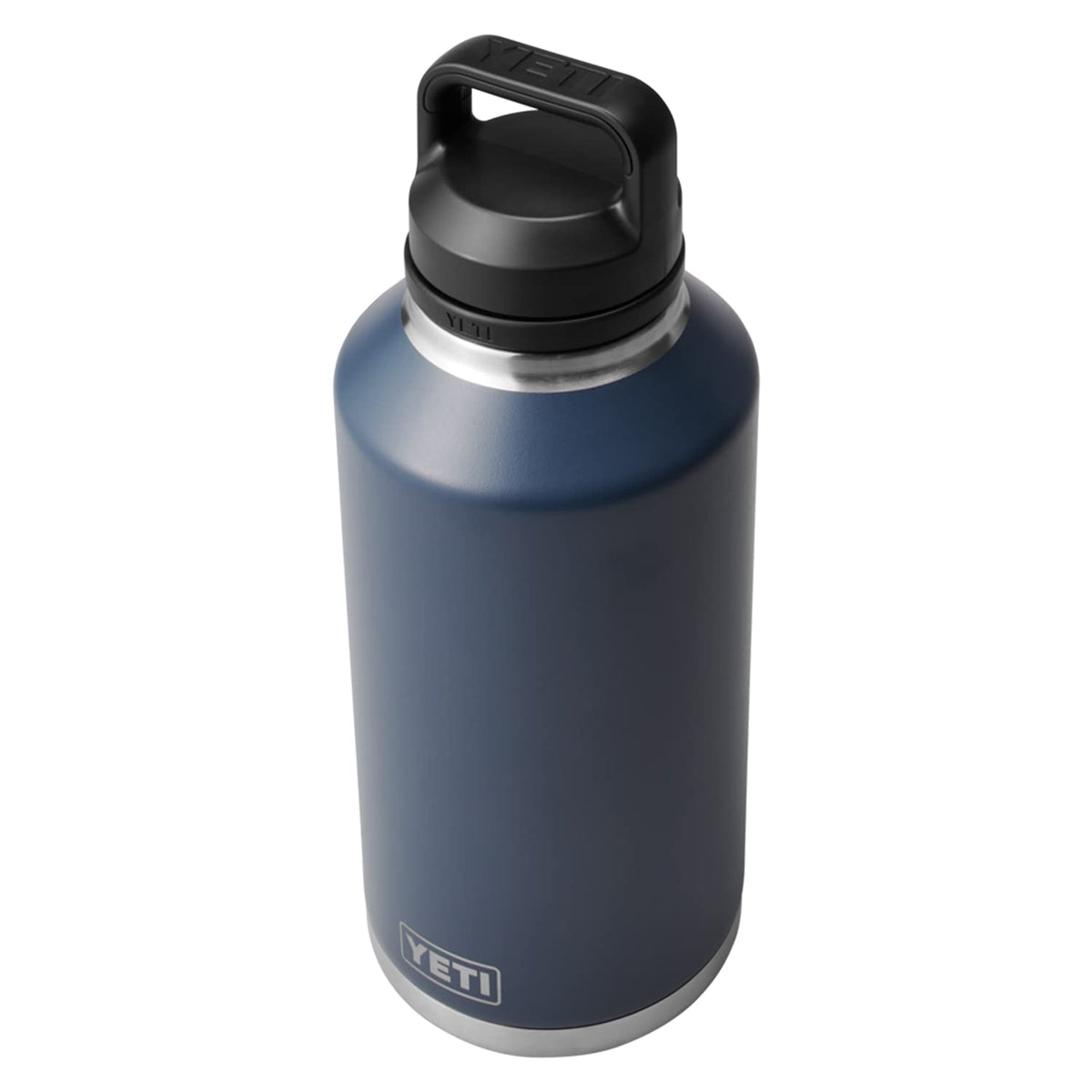 YETI Rambler 64 oz bottle stainless steel offers rugged durability.