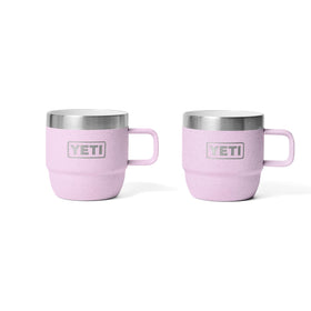 YETI Rambler 6oz Stackable Mug ready for an espresso on the deck.