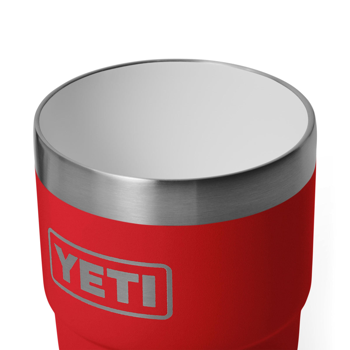 YETI Rambler 8 oz mug with splash resistant lid prevents spills during commute