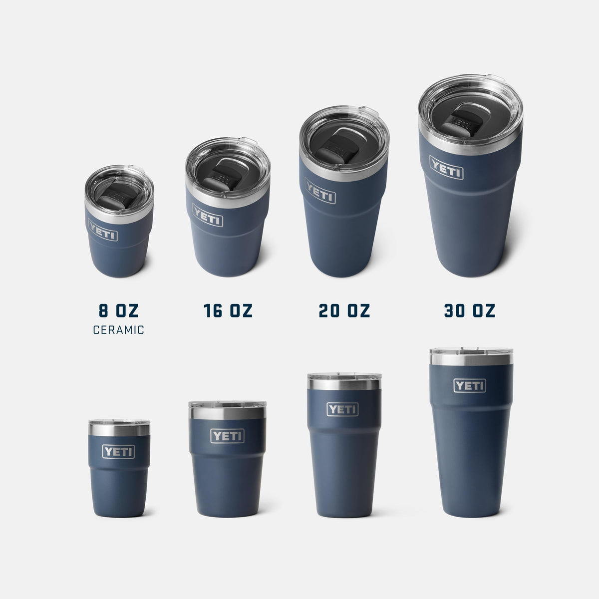 YETI Rambler 8 oz daily use scene for commuting and outdoors.
