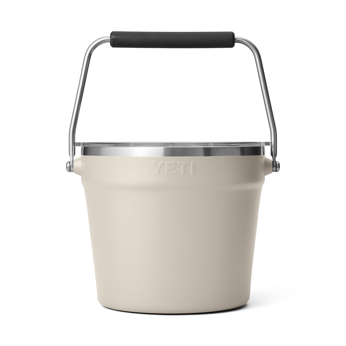 YETI Rambler Beverage Bucket Bearfoot base reduces clanks and scratches.