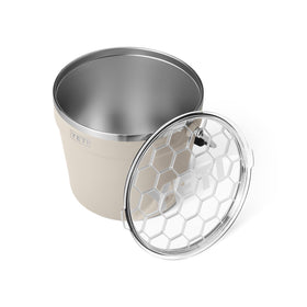 YETI Rambler Beverage Bucket stackable design saves space.