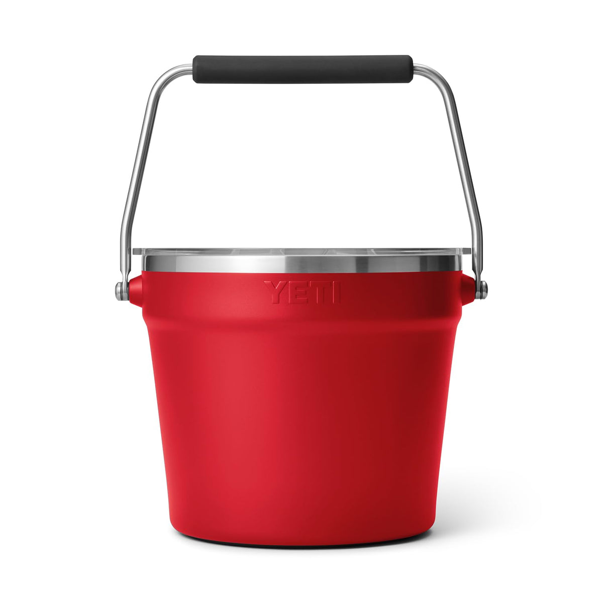 YETI Rambler Beverage Bucket made from 18/8 stainless steel.