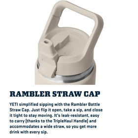 YETI Rambler cap close-up showing leakproof detail for on-the-go use