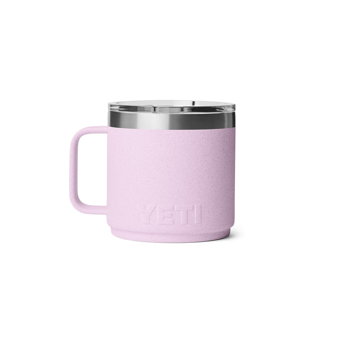 YETI Rambler cherry blossom finish adds a stylish outdoor-ready look