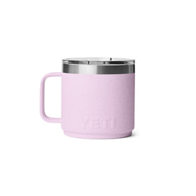 YETI Rambler cherry blossom finish adds a stylish outdoor-ready look