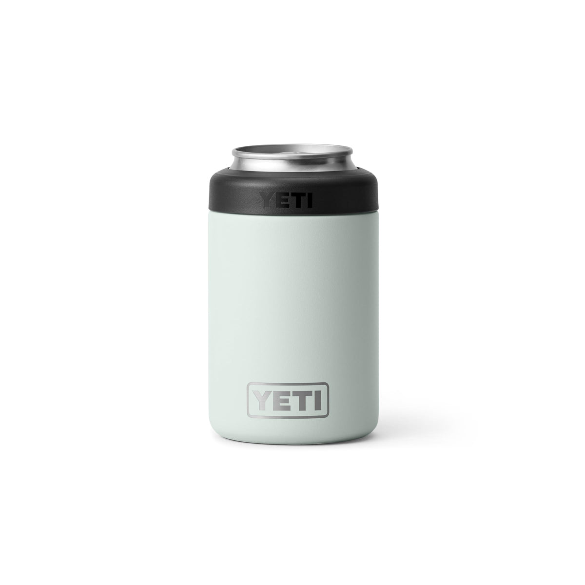 YETI Rambler Colster Ridgeline side view keeps standard 12 oz cans cold.